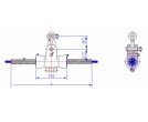 Suspension fitting for 100m span length
